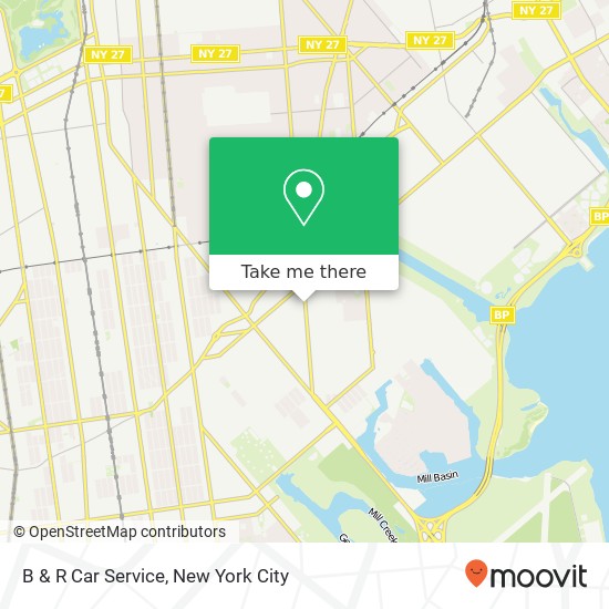 B & R Car Service map