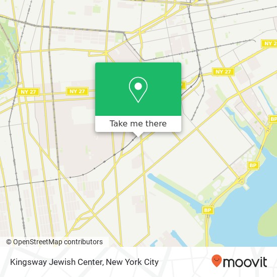 Mapa de Kingsway Jewish Center