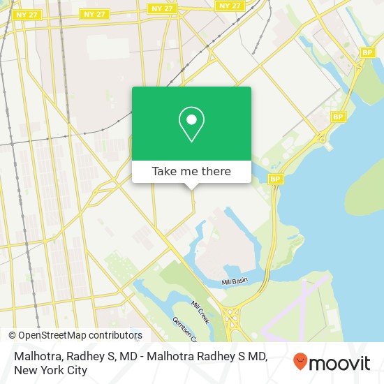 Mapa de Malhotra, Radhey S, MD - Malhotra Radhey S MD