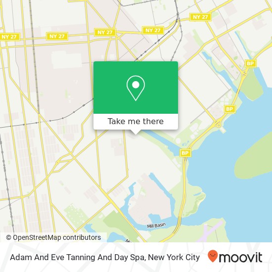 Adam And Eve Tanning And Day Spa map