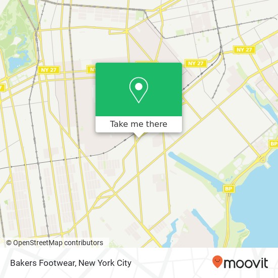 Bakers Footwear map