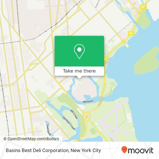 Basins Best Deli Corporation map