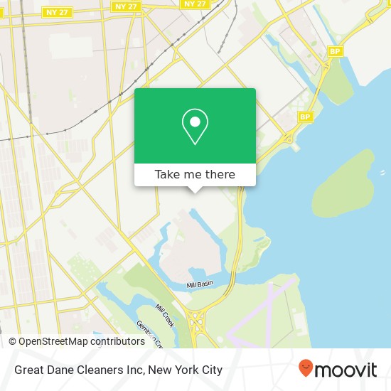 Mapa de Great Dane Cleaners Inc