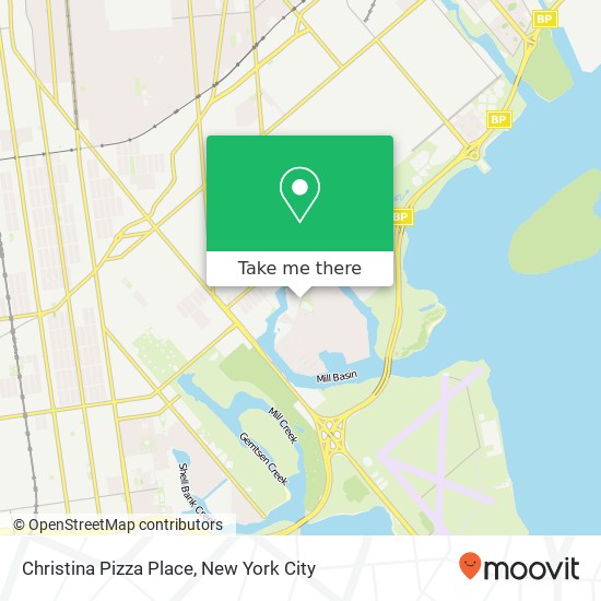 Mapa de Christina Pizza Place