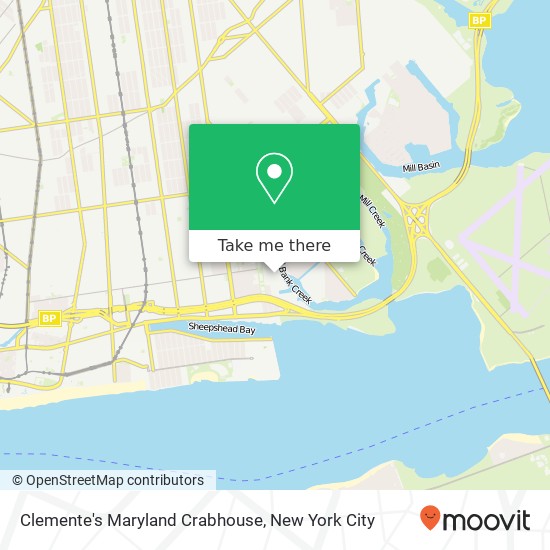 Clemente's Maryland Crabhouse map