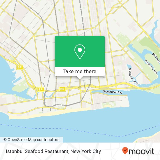 Mapa de Istanbul Seafood Restaurant