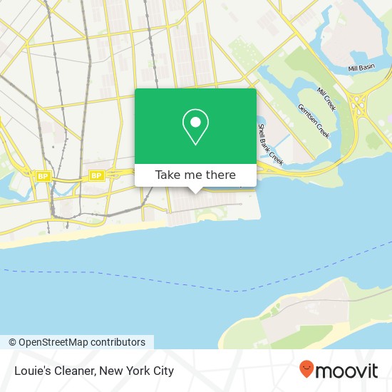 Louie's Cleaner map