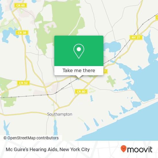 Mapa de Mc Guire's Hearing Aids