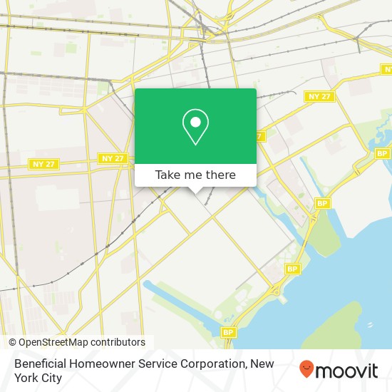 Beneficial Homeowner Service Corporation map