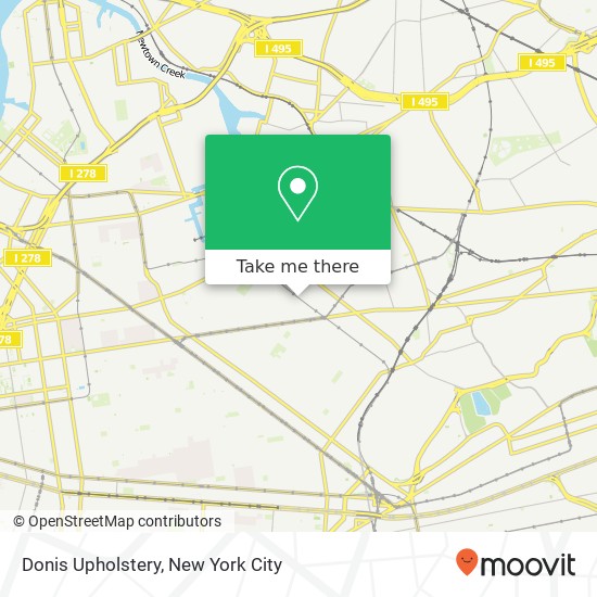 Donis Upholstery map