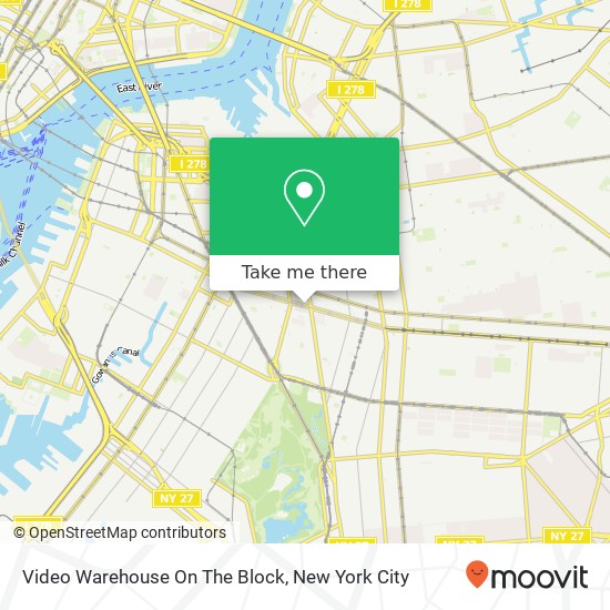 Video Warehouse On The Block map