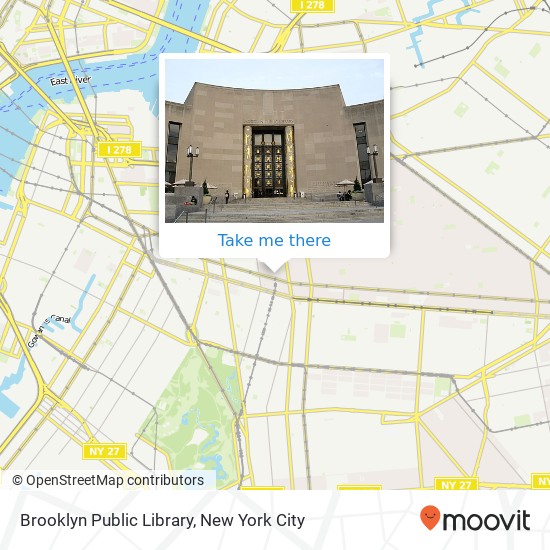Mapa de Brooklyn Public Library