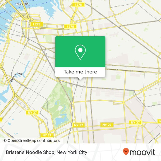 Mapa de Bristen's Noodle Shop