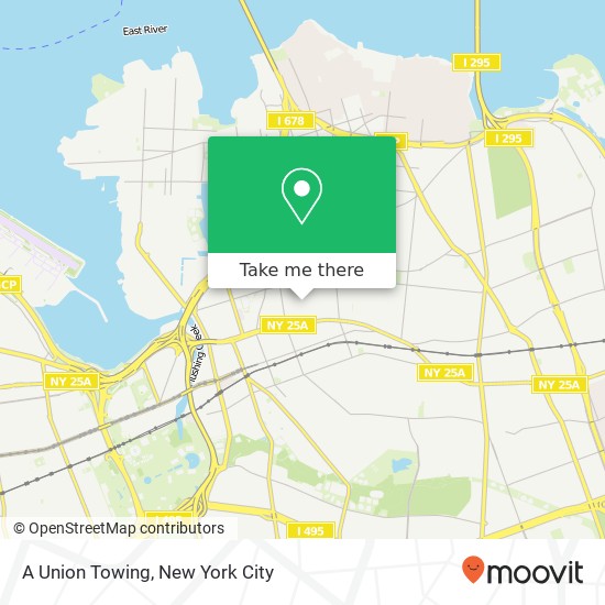 Mapa de A Union Towing