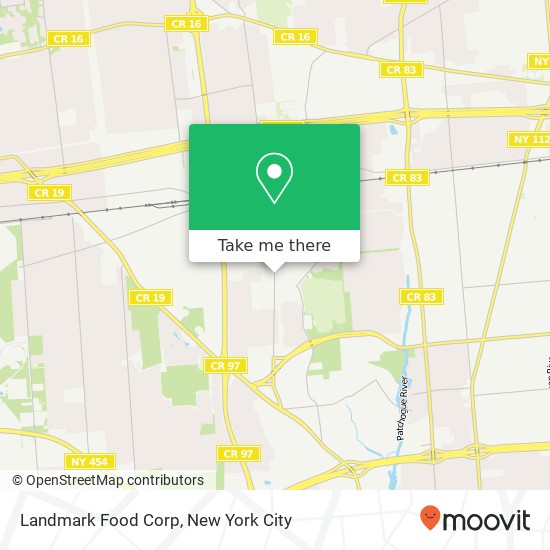 Mapa de Landmark Food Corp