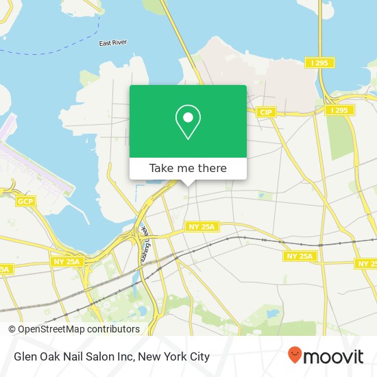 Mapa de Glen Oak Nail Salon Inc