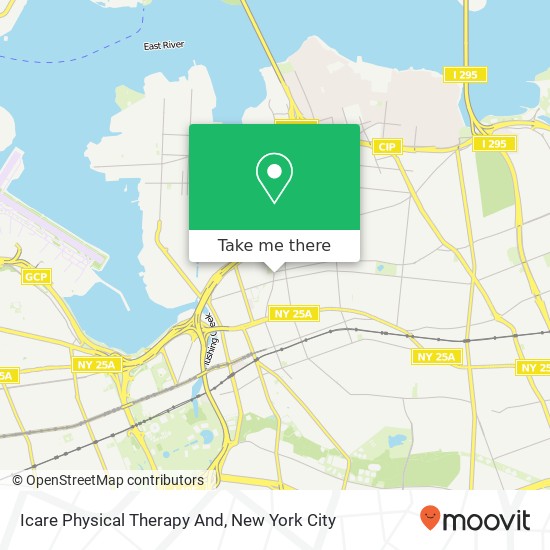 Icare Physical Therapy And map