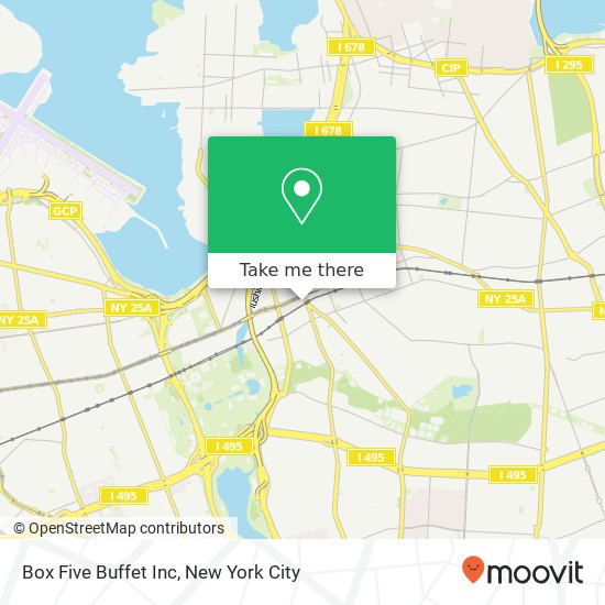 Mapa de Box Five Buffet Inc