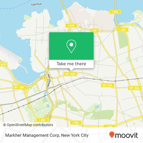 Markher Management Corp map