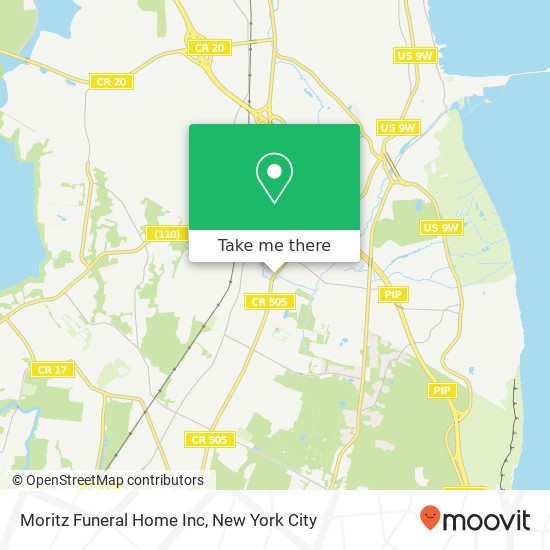 Moritz Funeral Home Inc map