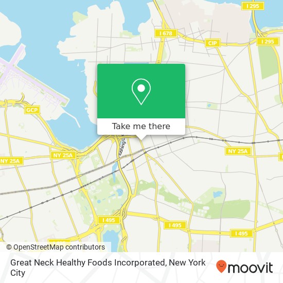 Mapa de Great Neck Healthy Foods Incorporated