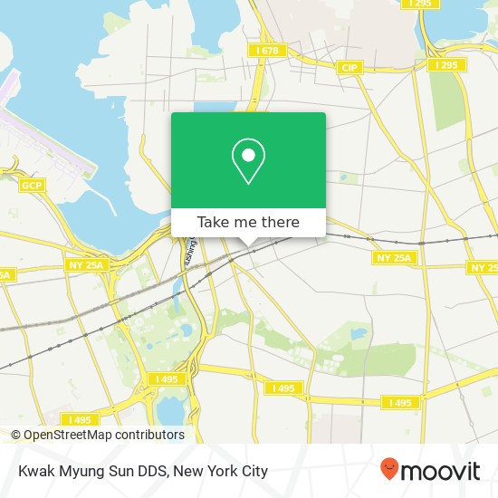 Mapa de Kwak Myung Sun DDS