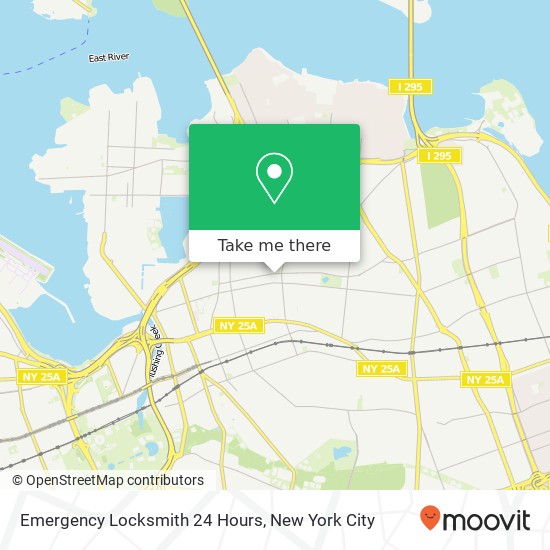 Mapa de Emergency Locksmith 24 Hours