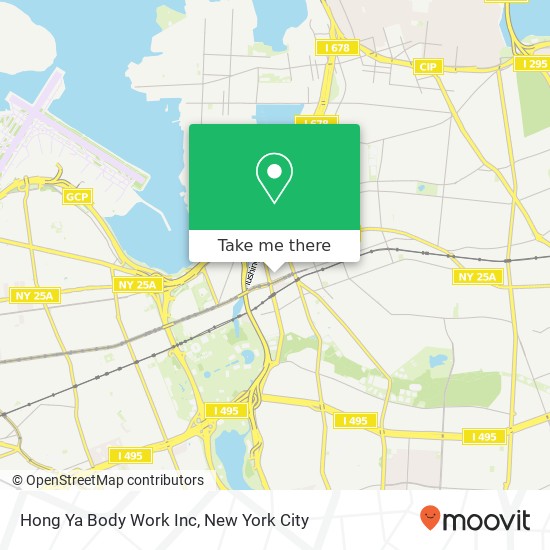 Mapa de Hong Ya Body Work Inc
