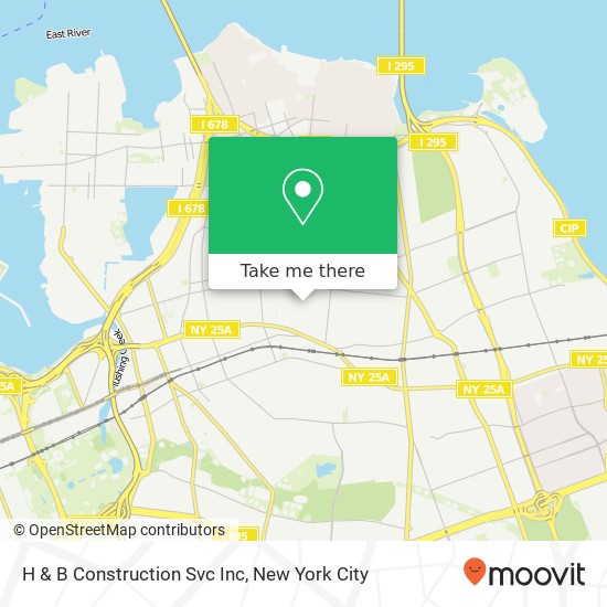 H & B Construction Svc Inc map