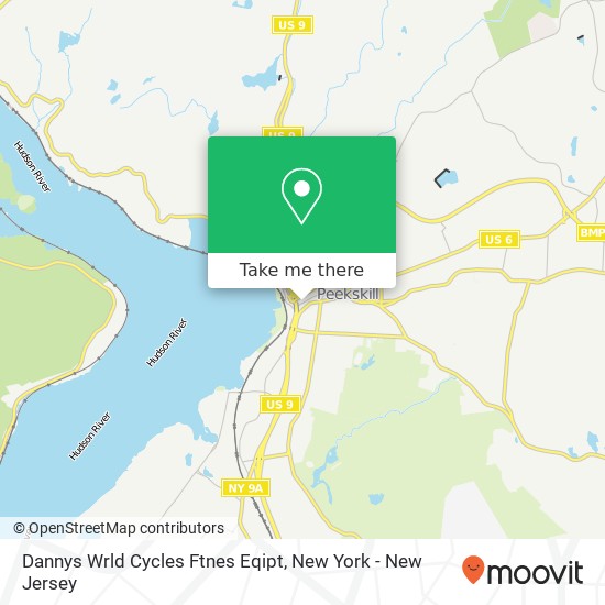 Dannys Wrld Cycles Ftnes Eqipt map