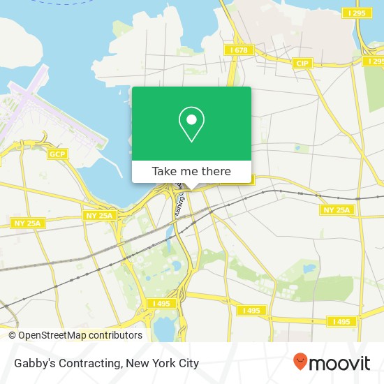 Gabby's Contracting map