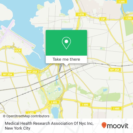 Mapa de Medical Health Research Association Of Nyc Inc