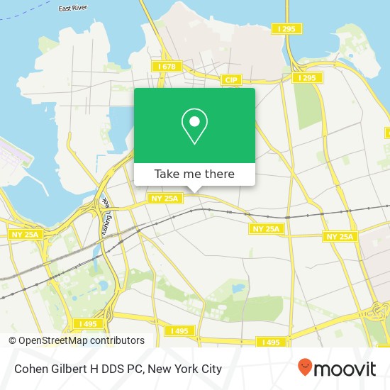 Cohen Gilbert H DDS PC map