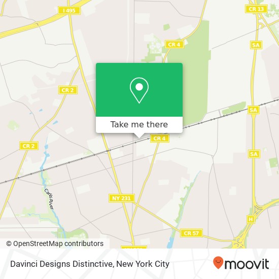 Davinci Designs Distinctive map