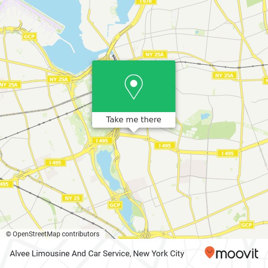 Mapa de Alvee Limousine And Car Service