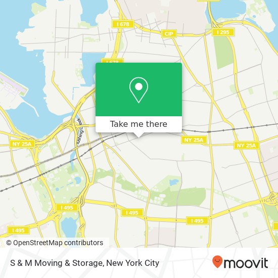 Mapa de S & M Moving & Storage