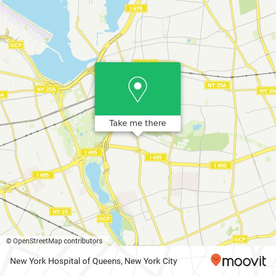 Mapa de New York Hospital of Queens