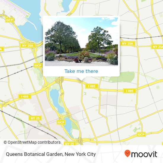 Mapa de Queens Botanical Garden