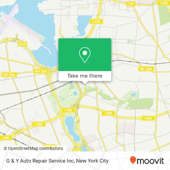 G & Y Auto Repair Service Inc map