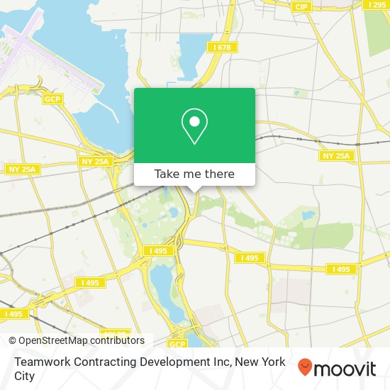 Teamwork Contracting Development Inc map