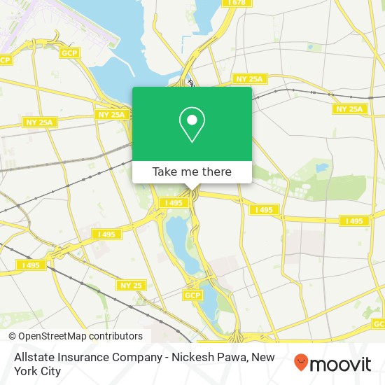 Allstate Insurance Company - Nickesh Pawa map