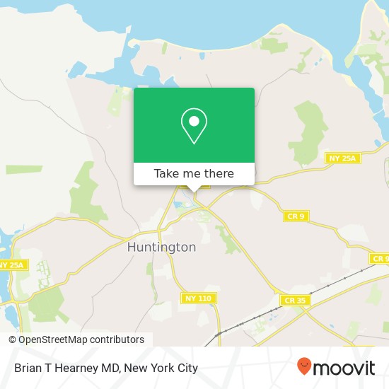 Brian T Hearney MD map