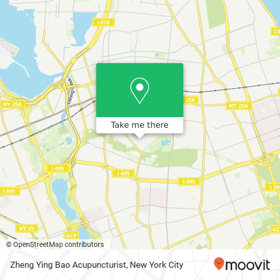 Zheng Ying Bao Acupuncturist map