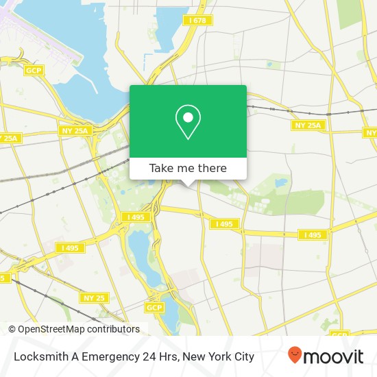 Mapa de Locksmith A Emergency 24 Hrs