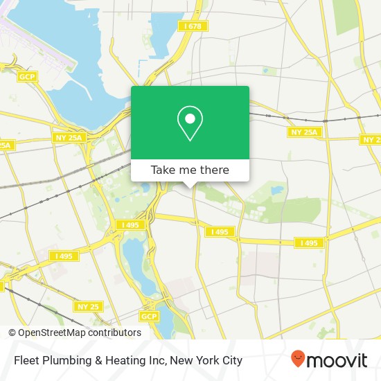 Mapa de Fleet Plumbing & Heating Inc
