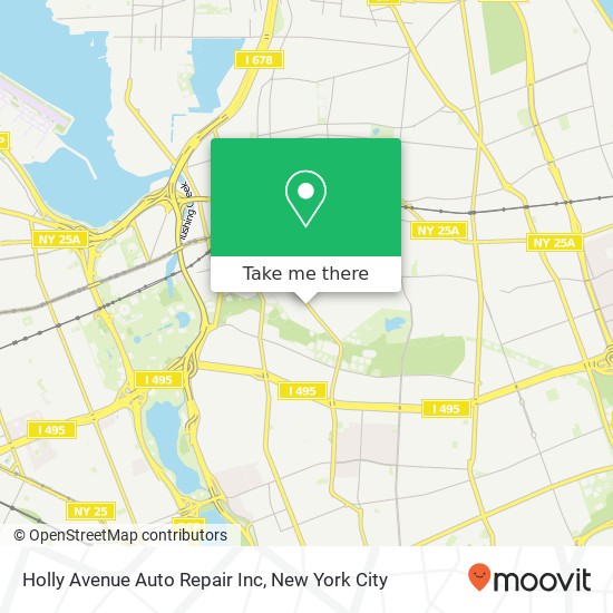 Holly Avenue Auto Repair Inc map