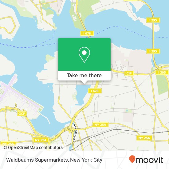Waldbaums Supermarkets map