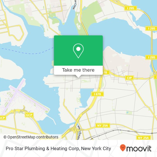 Pro Star Plumbing & Heating Corp map