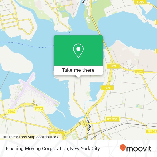 Mapa de Flushing Moving Corporation