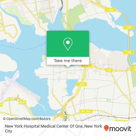 Mapa de New York Hospital Medical Center Of Qns